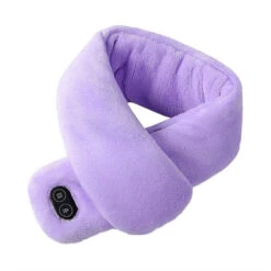 New USB Heated Winter Scarf Men And Women Shawl Foreign Trade Smart Heating Solid Color Vibration Massage Scarf Waterproof -MPOW SHOP H5dc991b0863e48a19522b07a0aac4f5d4