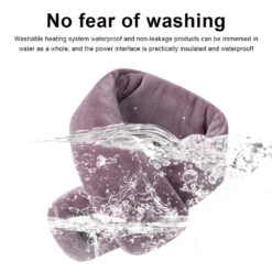 New USB Heated Winter Scarf Men And Women Shawl Foreign Trade Smart Heating Solid Color Vibration Massage Scarf Waterproof -MPOW SHOP H8ce3c6788d2b40b4b6ba82b25f605bfcV