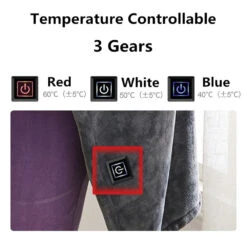 150x85cm Winter Coral Flannel Heated Blanket USB Heated Warm Shawl Thicker Heater Body Warmer Soft Heating Blanket -MPOW SHOP He06da43efb014b959e9f65e7d7d2daa7B