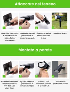 CD190 Solar Spot Lights Outdoor 2 Pack, Cold White -MPOW SHOP LTCD190AB MPCD190AB B4 V01 19 1496c63a d854 4a21 bc88 febb7835e9ee