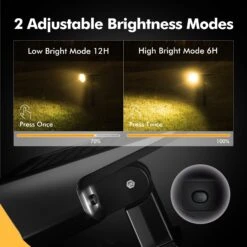 CD190 Solar Spot Lights Outdoor 2 Pack, Warm White -MPOW SHOP LTCD190AY B3 V01 210723