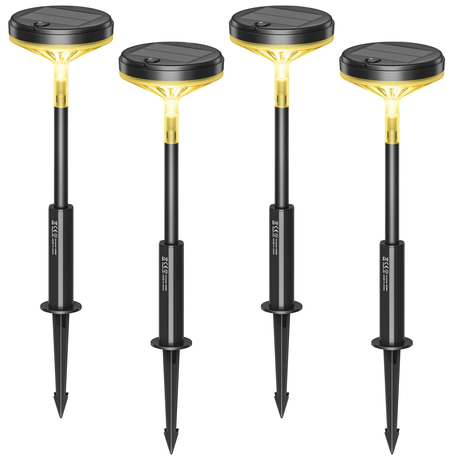 CD291 Solar Pathway Lights Outdoor 3 Modes 4 Pack 3 CD291 Solar Pathway Lights Outdoor 3 Modes 4 Pack