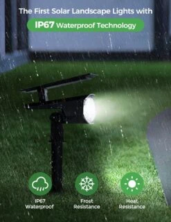 CD295 Solar Landscape Spotlights Outdoor Pro 4 Pack -MPOW SHOP LTCD295AB B4 20201116 c5346a09 fce9 4c77 997b b32f6ed519bb
