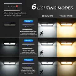 CD296 315 LED Solar Motion Sensor Lights (2 Pack) 13 CD296 315 LED Solar Motion Sensor Lights (2 Pack) -MPOW SHOP LTCD296AB A6 20210927