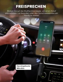 Mpow Bluetooth 5.0 Receiver, Wireless Aux Bluetooth Adapter, Portable Bluetooth Audio Adapter With Hands-free Calls And Voice Assistant For Car And Home Stereo Systems 13 Mpow Bluetooth 5.0 Receiver, Wireless Aux Bluetooth Adapter, Portable Bluetooth Audio Adapter With Hands-free Calls And Voice Assistant For Car And Home Stereo Systems -MPOW SHOP MPBH044DB DE B2 V01 190528