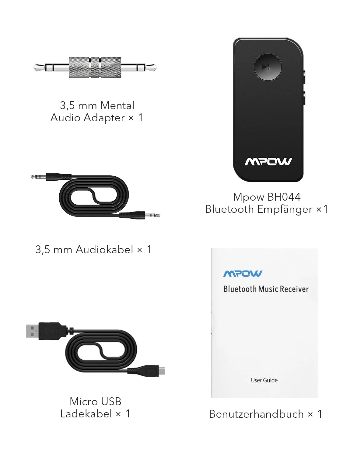 Mpow Bluetooth 5.0 Receiver, Wireless Aux Bluetooth Adapter, Portable Bluetooth Audio Adapter With Hands-free Calls And Voice Assistant For Car And Home Stereo Systems 11 Mpow Bluetooth 5.0 Receiver, Wireless Aux Bluetooth Adapter, Portable Bluetooth Audio Adapter With Hands-free Calls And Voice Assistant For Car And Home Stereo Systems - Image 9