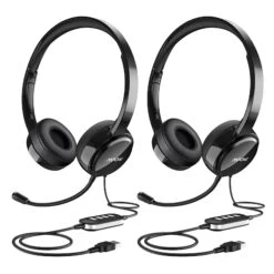 (2 Pack）Mpow 071 USB Headset/3.5mm Computer Headset