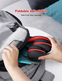 Mpow Kids Headphones With Microphone, Stereo Wired Headphones For Kids 85/94dB Volume Limit, Adjustable Foldable Children Headphone With Share Port, Over Ear Headsets For School, Tablet, Airplane -MPOW SHOP MPBH297BB PAEN B2 V01 190803