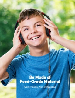 Mpow Kids Headphones With Microphone, Stereo Wired Headphones For Kids 85/94dB Volume Limit, Adjustable Foldable Children Headphone With Share Port, Over Ear Headsets For School, Tablet, Airplane -MPOW SHOP MPBH297BB PAEN B4 V01 190803