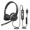 [wholesale: $5.5-$9 /piece] Mpow HC6 USB Headset With Microphone For Skype/Webinar US ONLY , Not Include Shipping -MPOW SHOP MPBH328AB PAEN A1 V01 191014