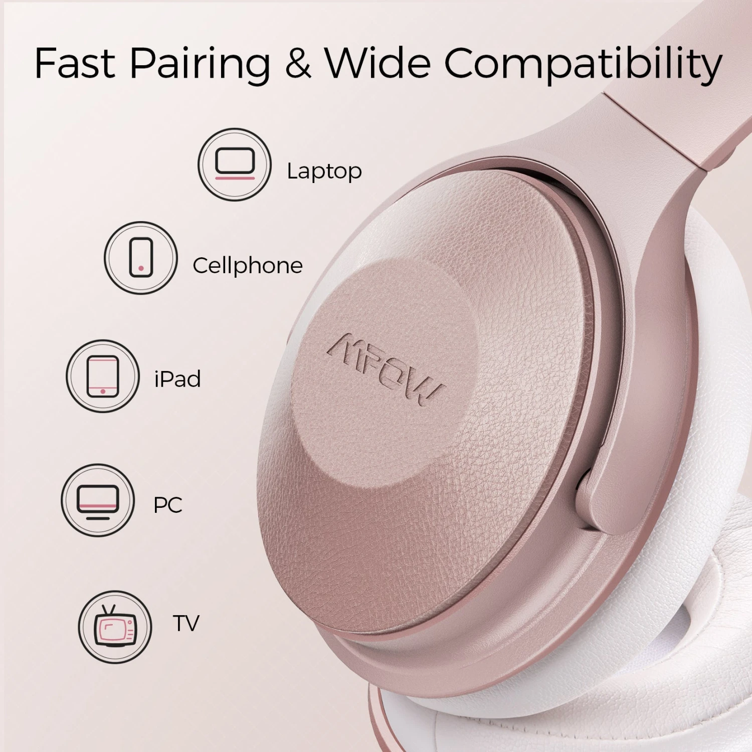 Mpow H17 Active Noise Cancelling Headphones 8 Mpow H17 Active Noise Cancelling Headphones - Image 6