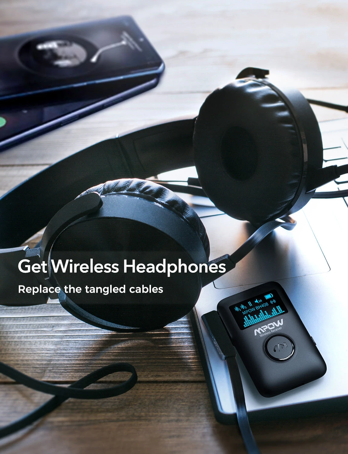 Mpow BH408A Bluetooth Receiver With Display Screen 9 Mpow BH408A Bluetooth Receiver With Display Screen - Image 7