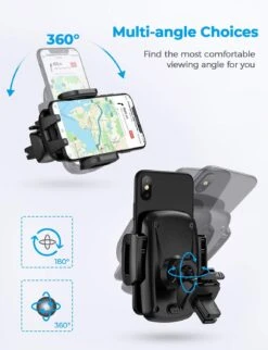 Mpow CA086B Universal Air Vent Car Phone Mount -MPOW SHOP MPCA086BB 5