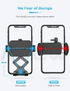 Mpow CA127B Gravity Car Phone Mount, Air Vent Phone Holder -MPOW SHOP MPCA127AB 4