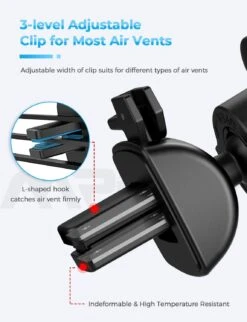 Mpow CA127B Gravity Car Phone Mount, Air Vent Phone Holder -MPOW SHOP MPCA127AB 6
