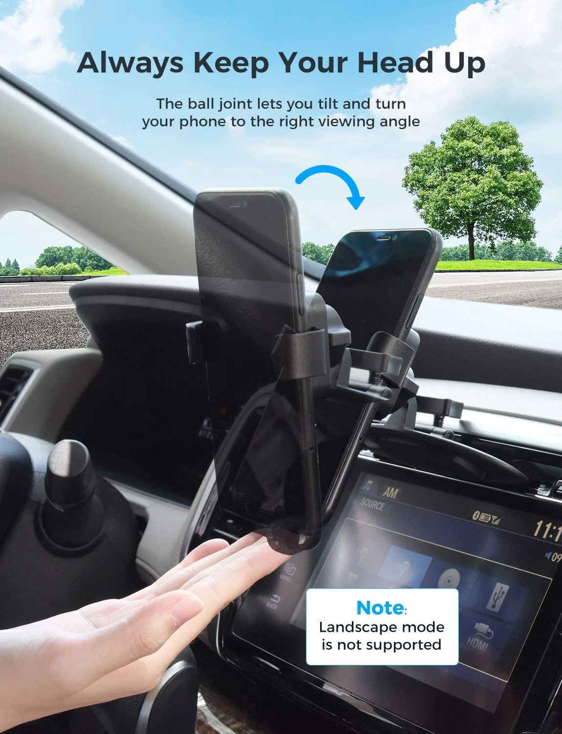 Mpow 135A CD Slot Phone Holder 9 Mpow 135A CD Slot Phone Holder - Image 7