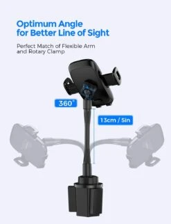 Mpow CA136A Cup Holder Phone Moun 11 Mpow CA136A Cup Holder Phone Moun -MPOW SHOP MPCA136AB 3