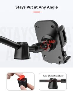 MPOW 139A Car Phone Mount Long Arm Dashboard & Windshield Car Phone Holder 15 MPOW 139A Car Phone Mount Long Arm Dashboard & Windshield Car Phone Holder -MPOW SHOP MPCA139AB 5