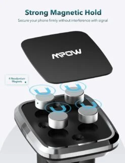Mpow CA154A Dashboard Magnetic Phone Holder With Strong Suction Cup -MPOW SHOP MPCA154AB 4
