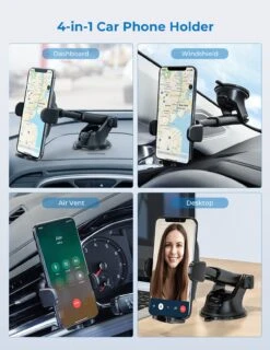 Mpow 155A Car Phone Mount For Dashboard Windshield Air Vent 17 Mpow 155A Car Phone Mount For Dashboard Windshield Air Vent -MPOW SHOP MPCA155AB A10 V01 201010