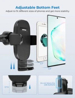 Mpow 155A Car Phone Mount For Dashboard Windshield Air Vent 16 Mpow 155A Car Phone Mount For Dashboard Windshield Air Vent -MPOW SHOP MPCA155AB A9 V01 201010