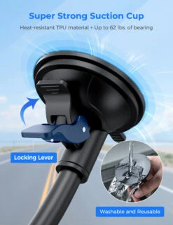 Mpow 159A Windshield Dashboard Car Phone Holder -MPOW SHOP MPCA159AB EN B03 200926