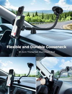 Mpow 159A Windshield Dashboard Car Phone Holder -MPOW SHOP MPCA159AB EN B05 200926