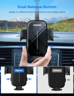 Mpow 159A Windshield Dashboard Car Phone Holder -MPOW SHOP MPCA159AB EN B07 200926