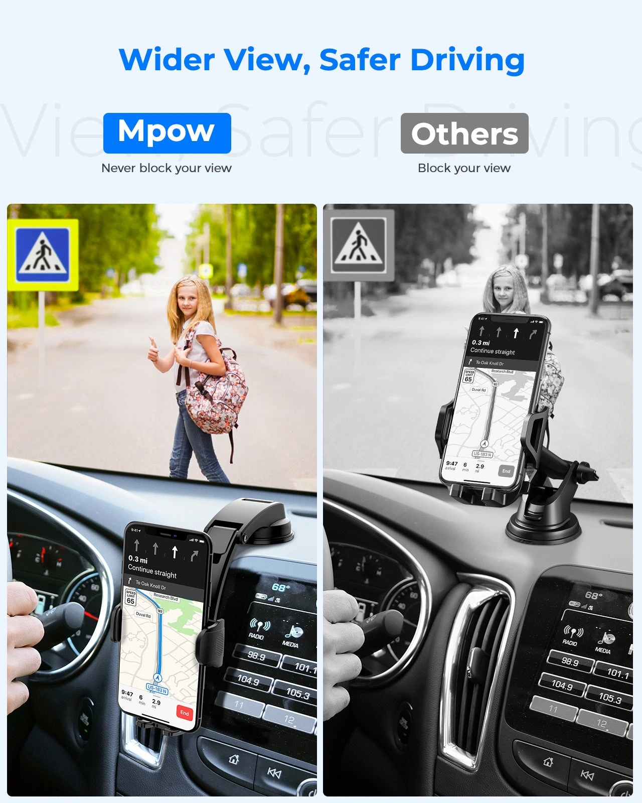 Mpow 162A Dashboard Car Phone Holder 4 Mpow 162A Dashboard Car Phone Holder - Image 2