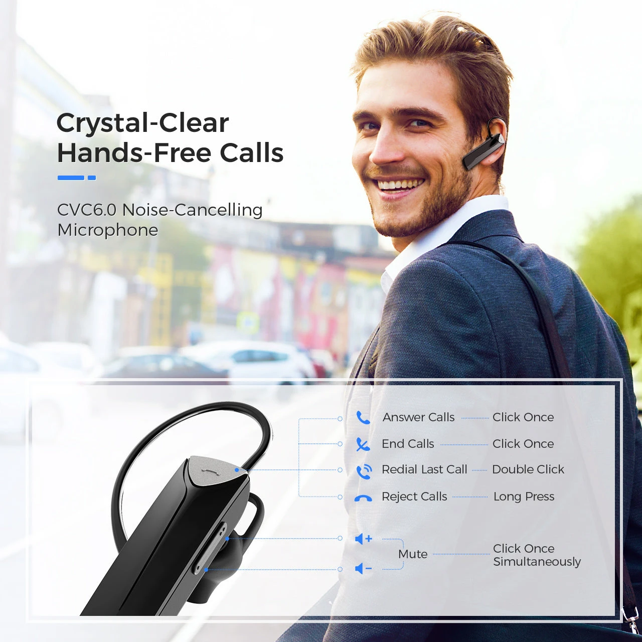 Mpow EM19 Bluetooth 5.0 Headset 4 Mpow EM19 Bluetooth 5.0 Headset - Image 2