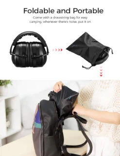 MPOW 035 HP056B Noise Reduction Safety Ear Muff With A Carrying Bag 19 MPOW 035 HP056B Noise Reduction Safety Ear Muff With A Carrying Bag -MPOW SHOP MPHM035AB EN A8 V01 190613