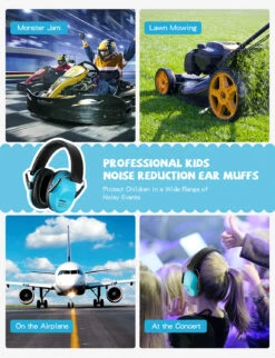 MPOW HM068A Kids Ear Protection, NRR 25dB Noise Reduction Ear Muffs -MPOW SHOP MPHM068AL B6 V01 190805 2ba3beff da90 44e7 97c8 fc0ec7117ba7