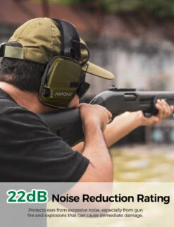 MPOW HP094A Electronic Shooting Ear Protection With Rechargeable Battery -MPOW SHOP MPHP094AG US B2 V01 190403