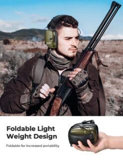 MPOW HP094B Electronic Shooting Earmuffs, Rechargeable, NRR 22dB 13 MPOW HP094B Electronic Shooting Earmuffs, Rechargeable, NRR 22dB -MPOW SHOP MPHP094BG EN 06 191220