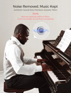 MPOW HP096A SNR 28dB Concert Ear Plugs With Aluminum Carry Case -MPOW SHOP MPHP096AL US B1 V01 191125