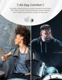 MPOW HP096A SNR 28dB Concert Ear Plugs With Aluminum Carry Case -MPOW SHOP MPHP096AL US B5 V01 191125