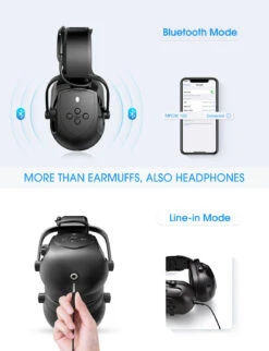 MPOW HP102A Bluetooth Noise Reduction Safety Ear Muffs, NRR 29dB -MPOW SHOP MPHP102AG EN A3 V01 191021