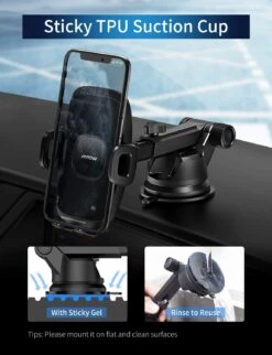 MPOW CA104A Dashboard Windshield Car Phone Holder -MPOW SHOP MPHP104AB US 6