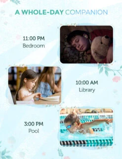 MPOW HP112A Swimming Earplugs 20 Pairs For Kids, Includes 2 Portable Case -MPOW SHOP MPHP112AG B5 V01 190806