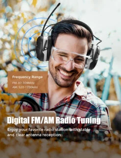 MPOW HP119A AM/FM Radio Ear Protection With Bluetooth Technology -MPOW SHOP MPHP119AB B3 V01 200908