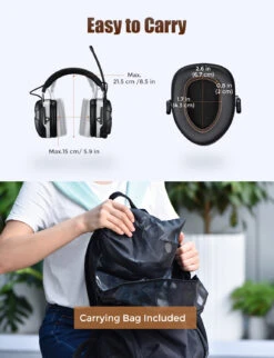 MPOW HP119A AM/FM Radio Ear Protection With Bluetooth Technology -MPOW SHOP MPHP119AB B7 V01 200908