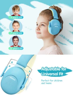 MPOW HP132A Kids Ear Protection Safety Ear Muffs, Adjustable, 26dB NRR -MPOW SHOP MPHP132AD B4 V01 200518