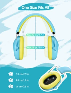 MPOW HP132A Kids Ear Protection Safety Ear Muffs, Adjustable, 26dB NRR -MPOW SHOP MPHP132AD B7 V01 200518