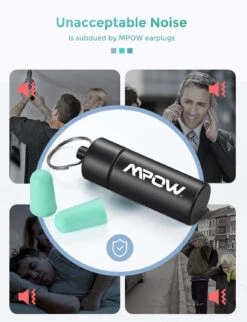 [wholesale: $7.9-$12/piece] MPOW HP133B Ultra Soft Foam Earplugs, 60Pairs, Upgraded, 38dB SNR -MPOW SHOP MPHP133BD B8 V01 201020 9357dded d7ff 4b55 a80e 904df68586ee