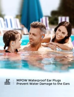 MPOW HP138A Ear Plugs 6 Pairs, Super Soft Silicone Ear Plugs, 28dB SNR -MPOW SHOP MPHP138AD 3