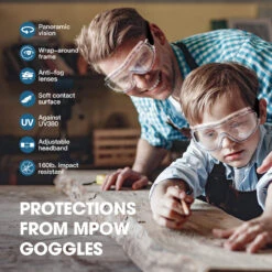 MPOW HP139A Safety Glasses -MPOW SHOP MPHP139AB B9 V01 200605