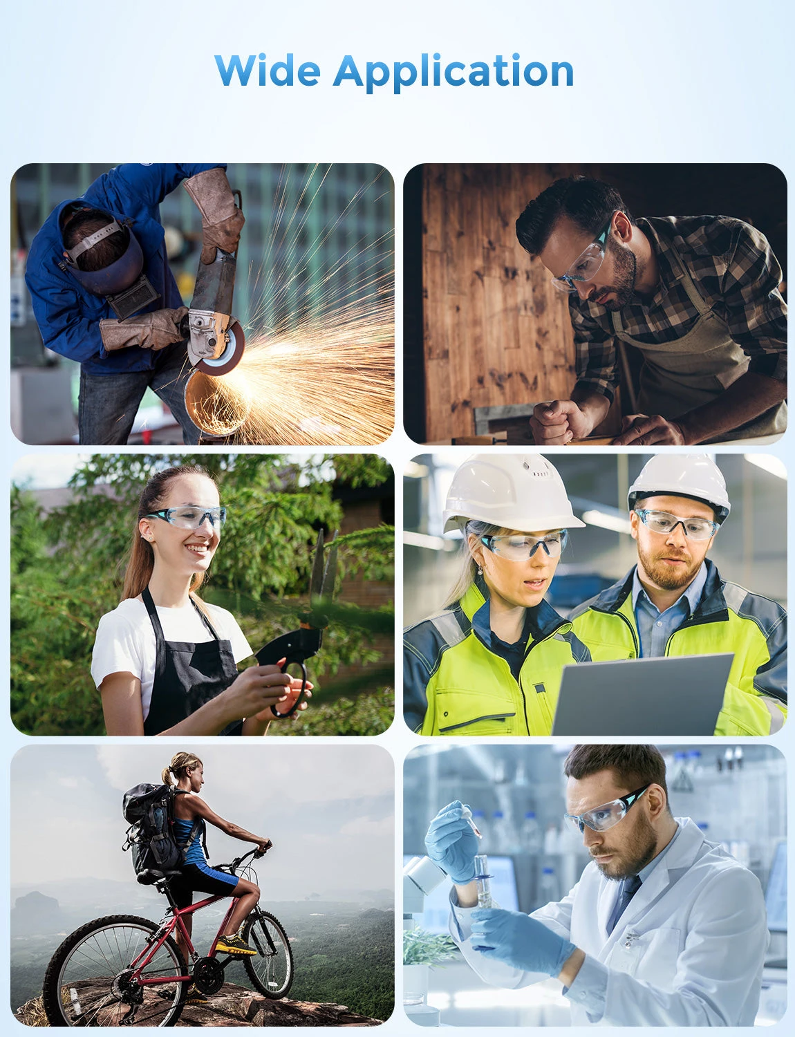 MPOW HP155A Safety Glasses, Anti Scratch And UV Protection 5 MPOW HP155A Safety Glasses, Anti Scratch And UV Protection - Image 3