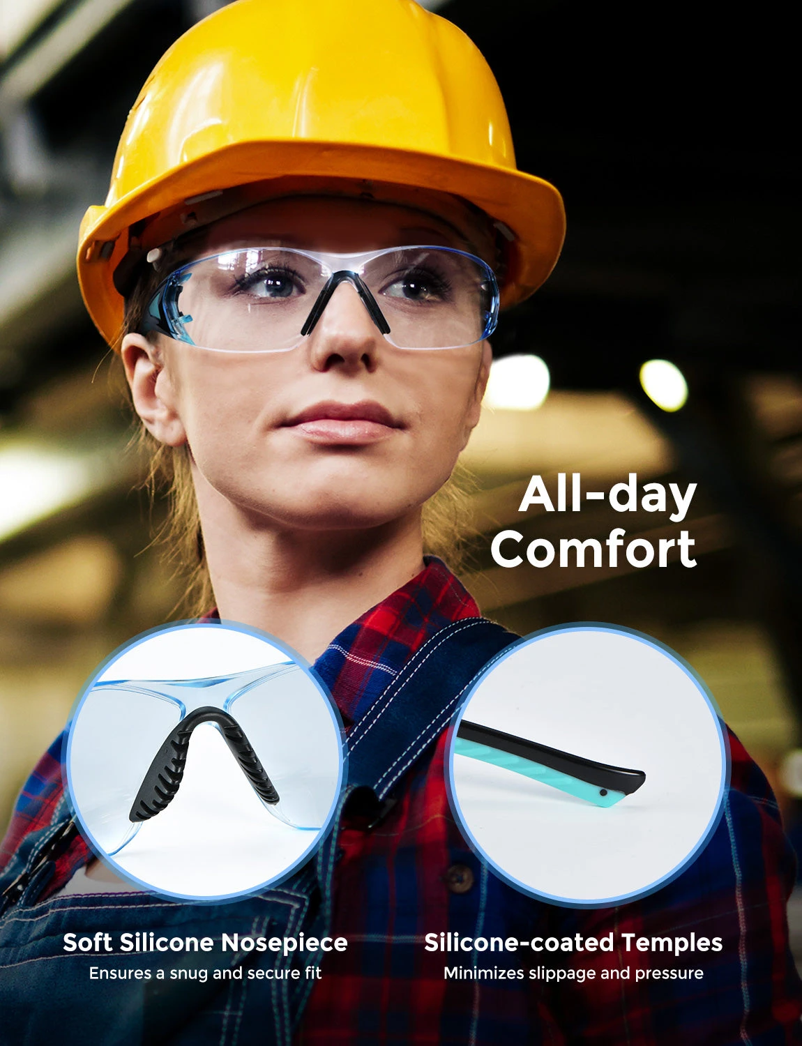 MPOW HP155A Safety Glasses, Anti Scratch And UV Protection 7 MPOW HP155A Safety Glasses, Anti Scratch And UV Protection - Image 5