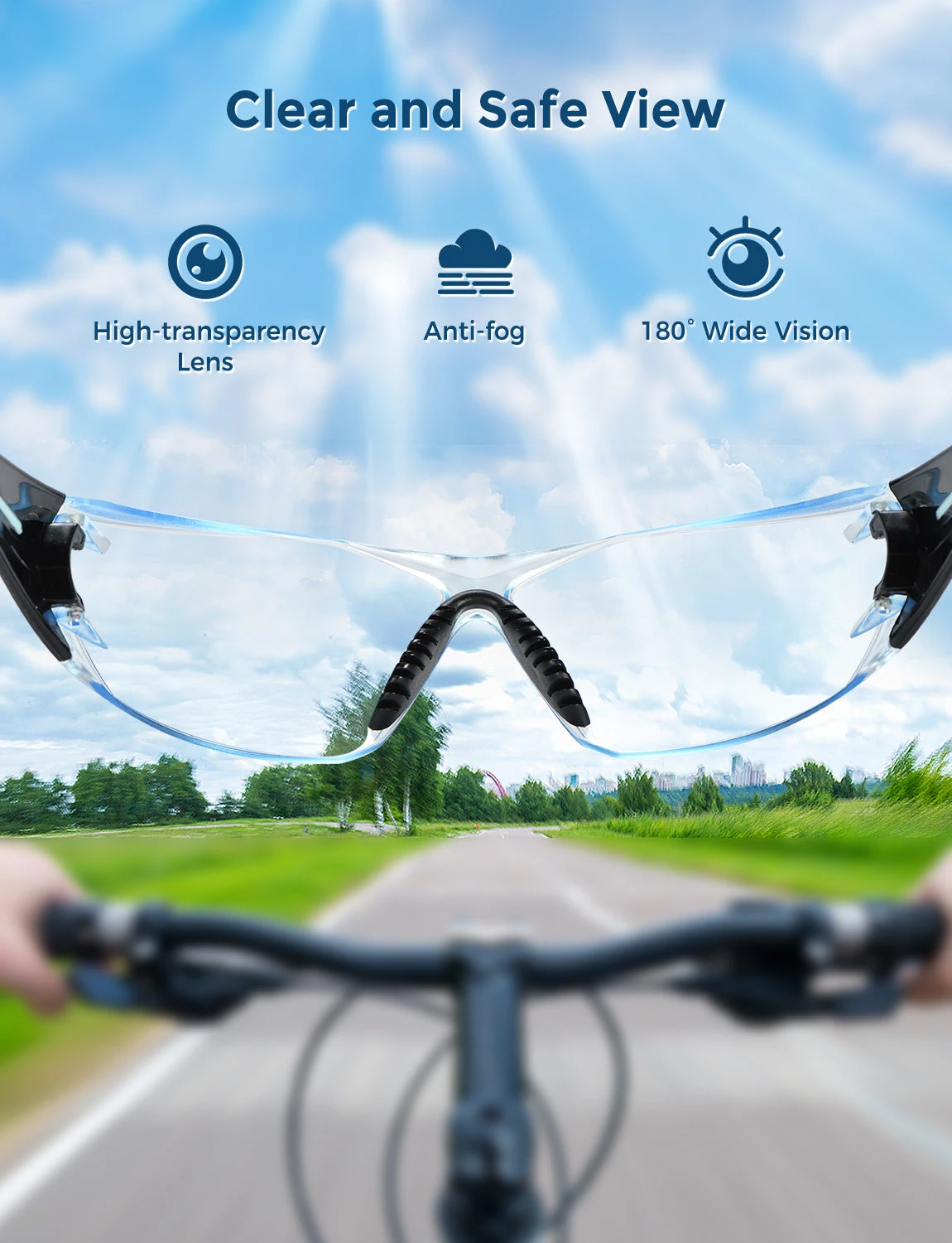 MPOW HP155A Safety Glasses, Anti Scratch And UV Protection 8 MPOW HP155A Safety Glasses, Anti Scratch And UV Protection - Image 6