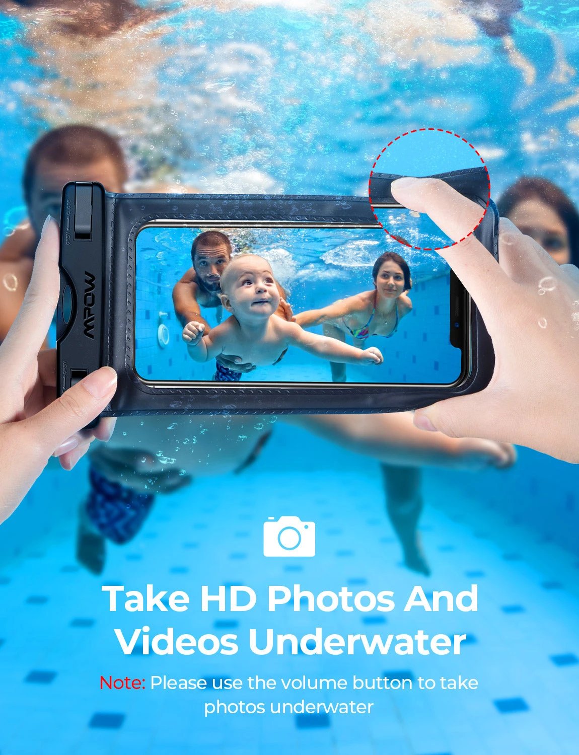 MPOW PA096A Waterproof Phone Pouch 6 MPOW PA096A Waterproof Phone Pouch - Image 4